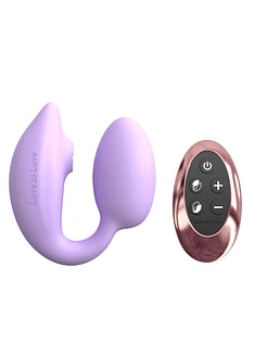 Віброяйце з вакуумною кліторальною стимуляцією Love To Love Wonderlover VIVA MAUVE