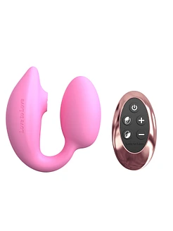 Віброяйце з вакуумною кліторальною стимуляцією Love To Love Wonderlover PINK PASSION