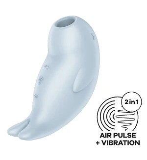 Вакуумний кліторальний стимулятор з вібрацією Satisfyer Seal You Soon, 2 незалежні мотори