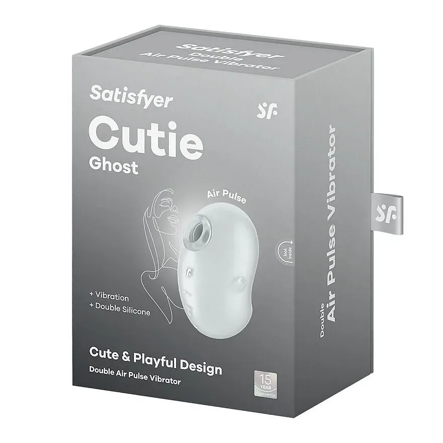 Вакуумний кліторальний стимулятор з вібрацією Satisfyer Cutie Ghost