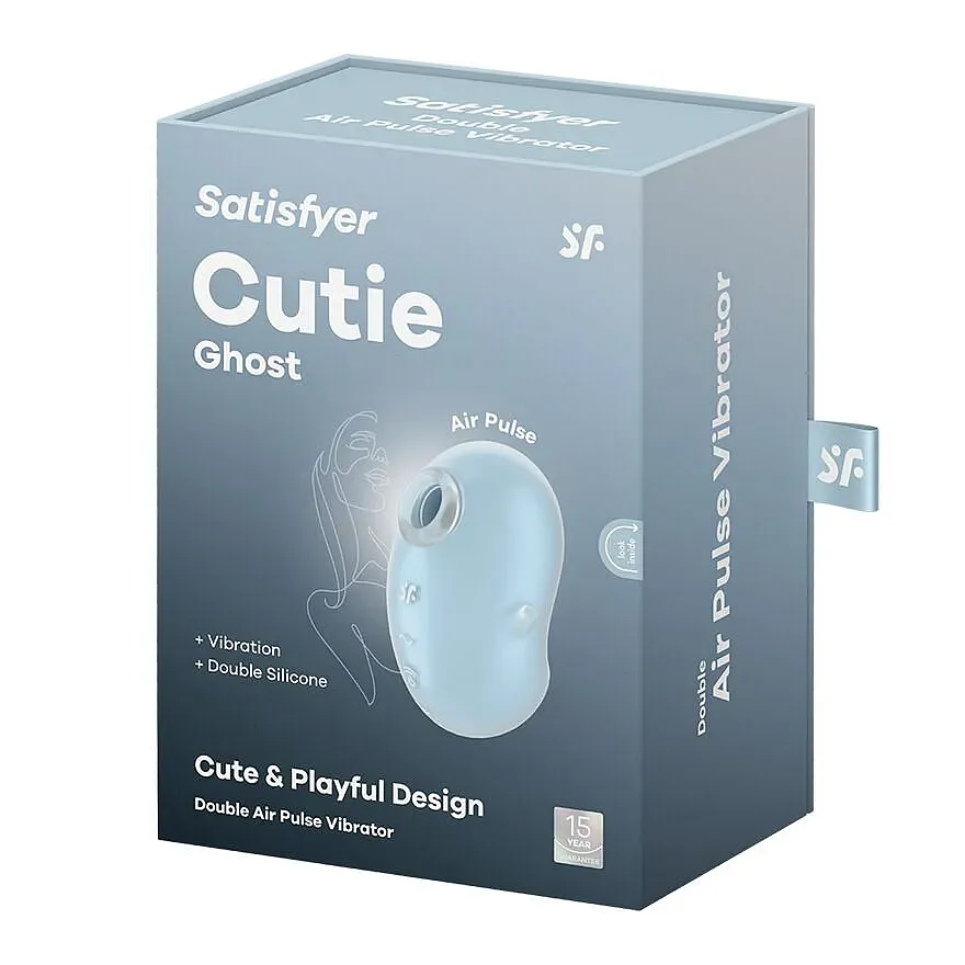 Вакуумний кліторальний стимулятор з вібрацією Satisfyer Cutie Ghost