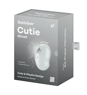 Вакуумний кліторальний стимулятор з вібрацією Satisfyer Cutie Ghost