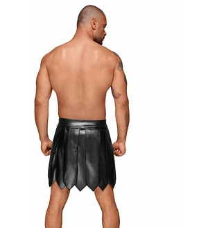 Чоловіча спідниця гладіатора Noir Handmade H053 Eco leather men's gladiator skirt, XL, екошкіра