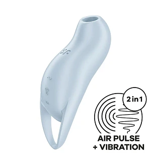 Вакуумний кліторальний стимулятор з вібрацією Satisfyer Pocket Pro 1