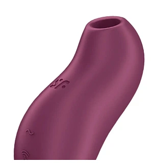 Вакуумний кліторальний стимулятор з вібрацією Satisfyer Pocket Pro 1