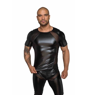 Футболка з мокрим ефектом Noir Handmade H056 Men's T-shirt made of powerwetlook, L