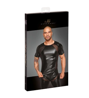 Футболка з мокрим ефектом Noir Handmade H056 Men's T-shirt made of powerwetlook, L