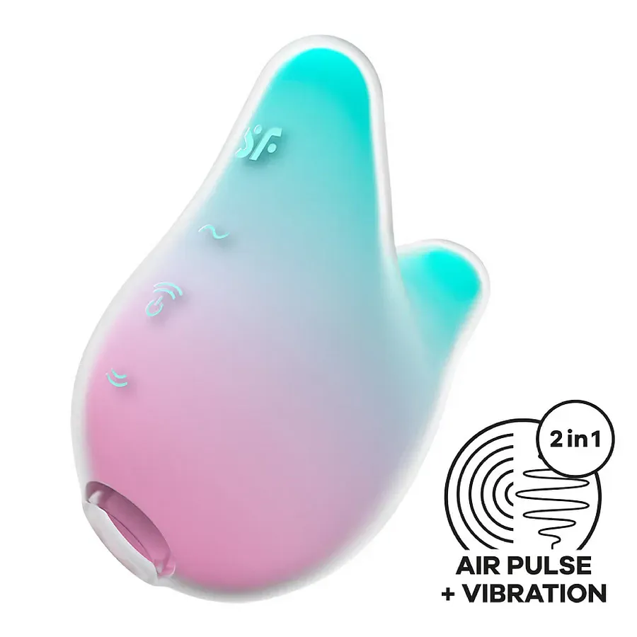 Вакуумний кліторальний стимулятор з вібрацією Satisfyer Mermaid Vibes /, 2 мотори