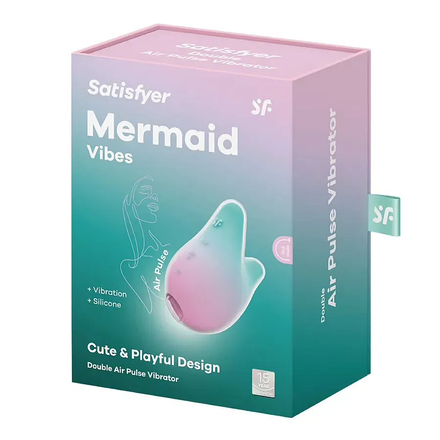 Вакуумний кліторальний стимулятор з вібрацією Satisfyer Mermaid Vibes /, 2 мотори