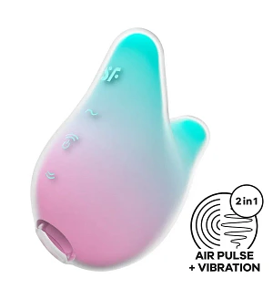 Вакуумний кліторальний стимулятор з вібрацією Satisfyer Mermaid Vibes /, 2 мотори