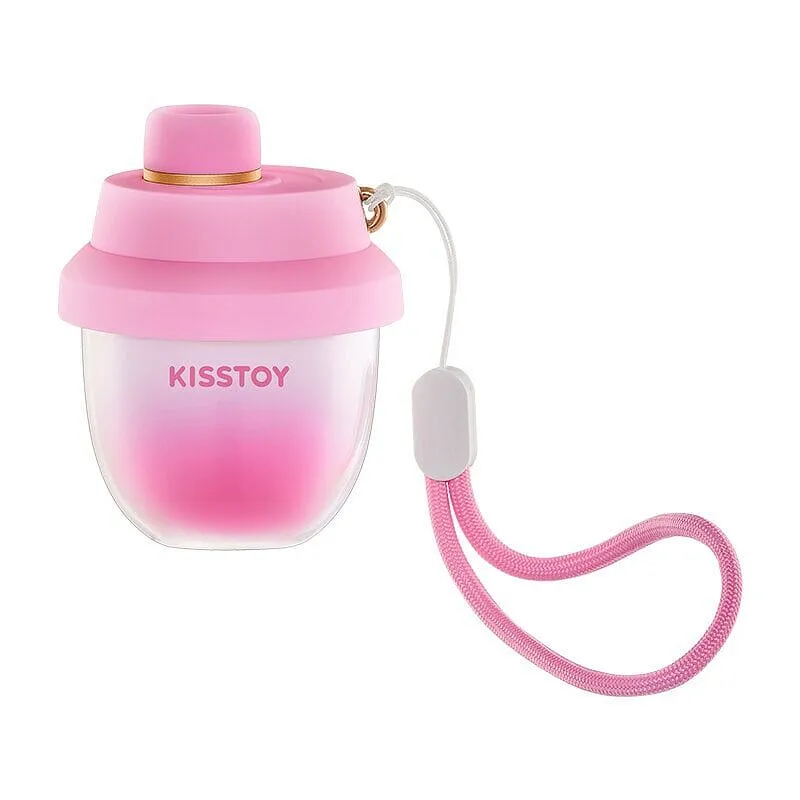 Вакуумний стимулятор-брелок KISSTOY Kiss Pods, 5 рівнів інтенсивності + Turbo-режим, 2 насадки