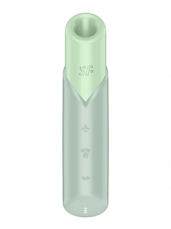 Вакуумний стимулятор Satisfyer Naughty Kiss, магнітна технологія 3D Air Pulse, 30 режимів роботи