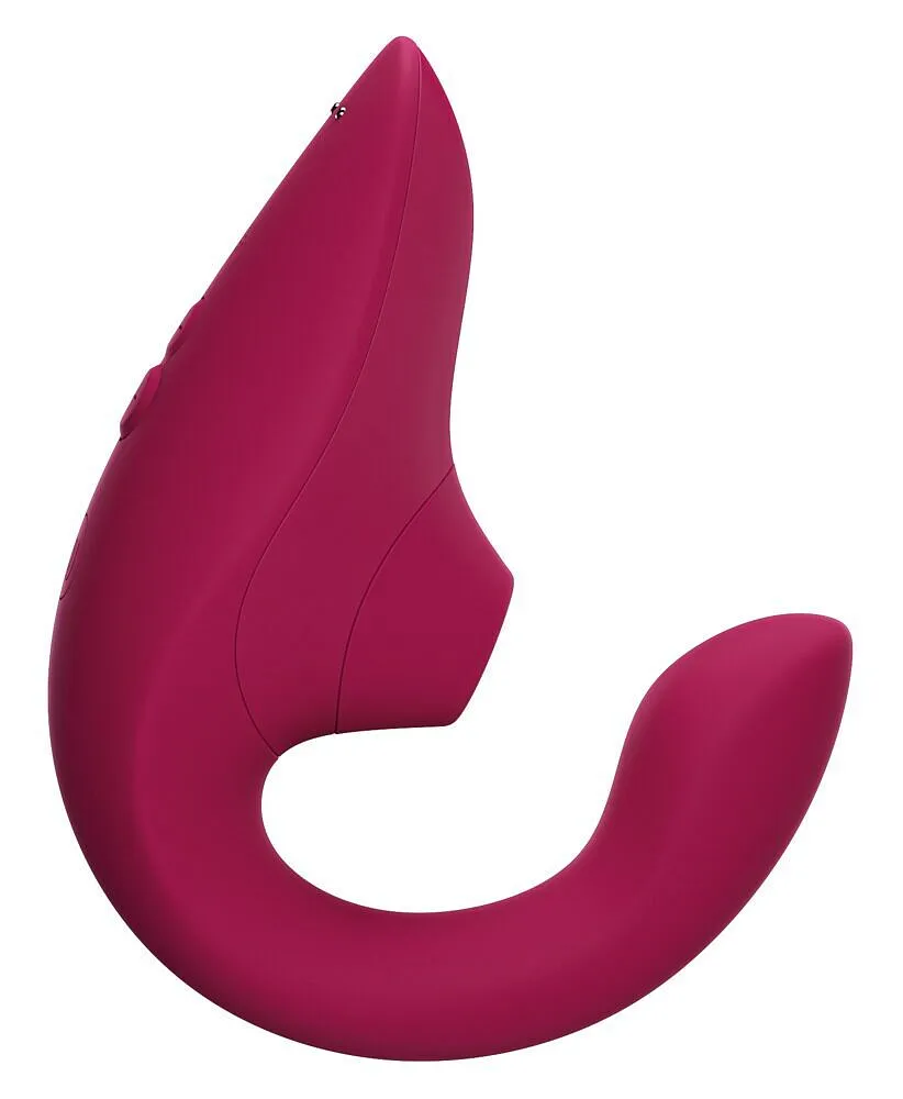 Вагінально-кліторальний стимулятор Womanizer Blend Vibrant, вібрація + вакуум, 2 мотори