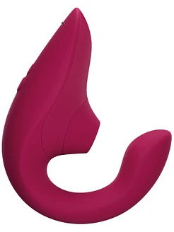 Вагінально-кліторальний стимулятор Womanizer Blend Vibrant, вібрація + вакуум, 2 мотори